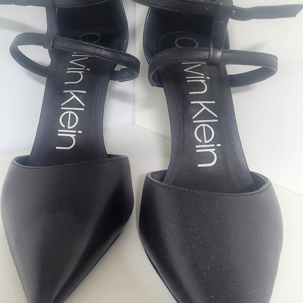Calvin Klein Black Pointed Heels